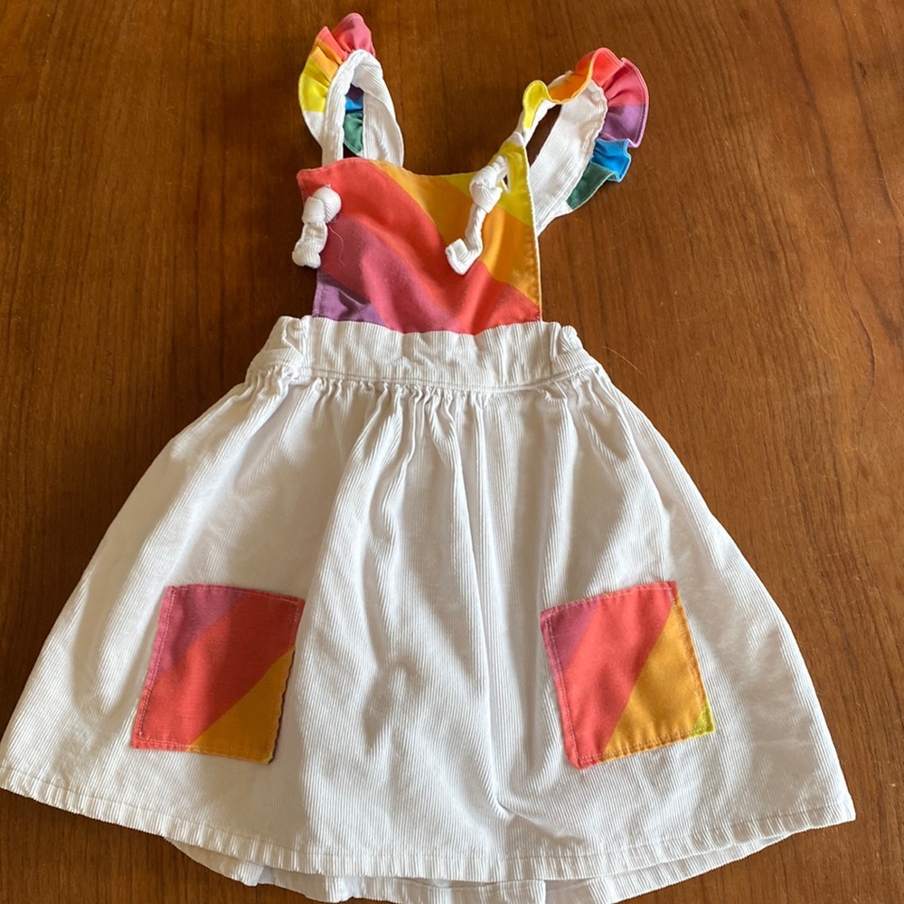 Girls super adorable hand made corduroy jumper in 3T.